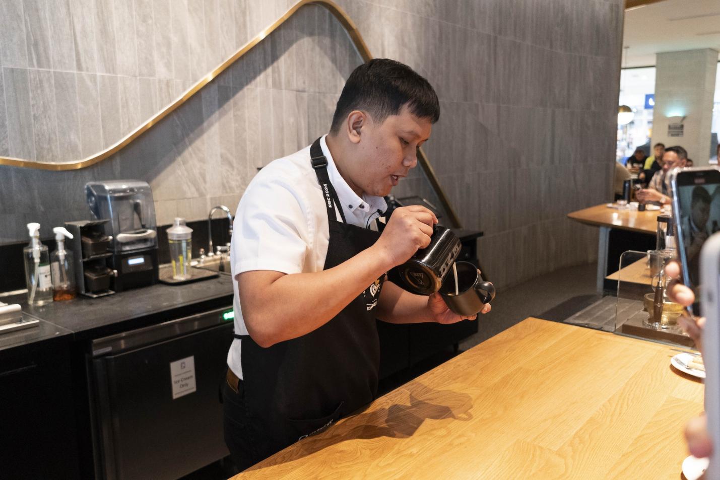 Adrian Santos, 2023 Starbucks Philippines Latte Art Champion(1)